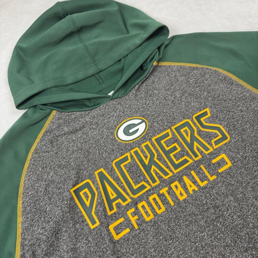 Green Bay Packers Sweatshirt Hoodie Mens XL Green NFL Football Fanatics